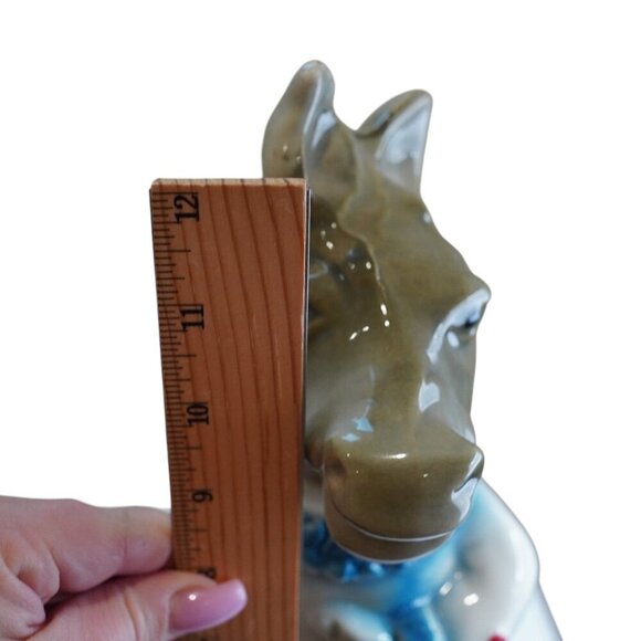 Vintage‎ Jim Beam 1968 Whiskey Decanter Democratic Donkey Clown Empty political - Picture 12 of 14